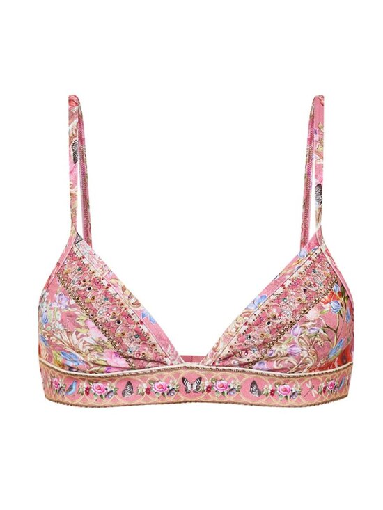 Camilla Other - Camilla Patchwork Heart Soft Cup Bra Bralette Crop Top Size XS